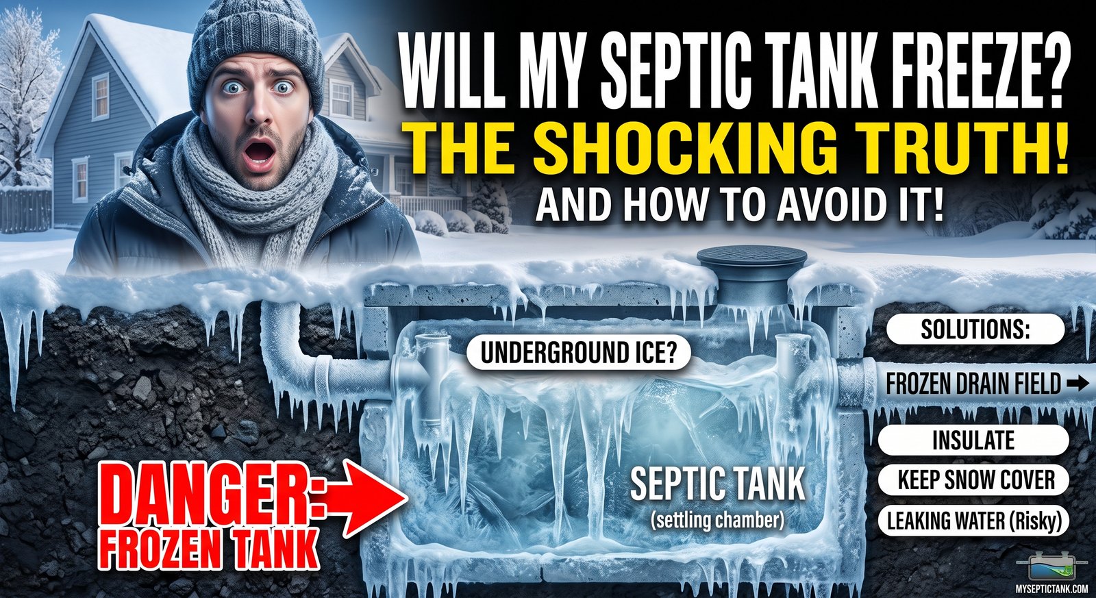will my septic tank freeze