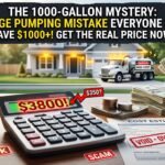pumping cost of a 1000 Gallon Tank