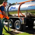 pumping a septic tank