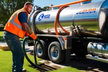 pumping a septic tank