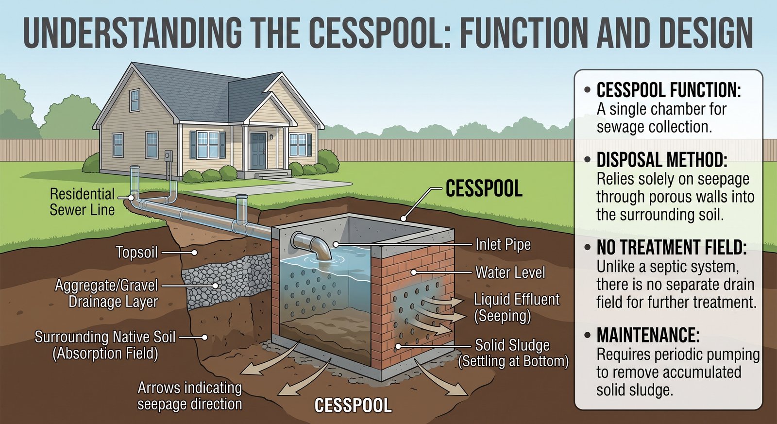 what is a cesspool and how does ist work?
